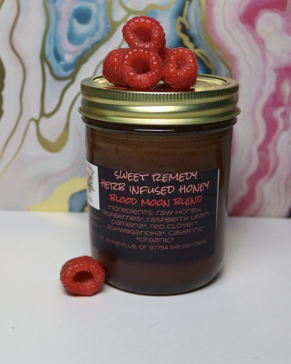 Blood Moon Blend, Herbal Infused Honey