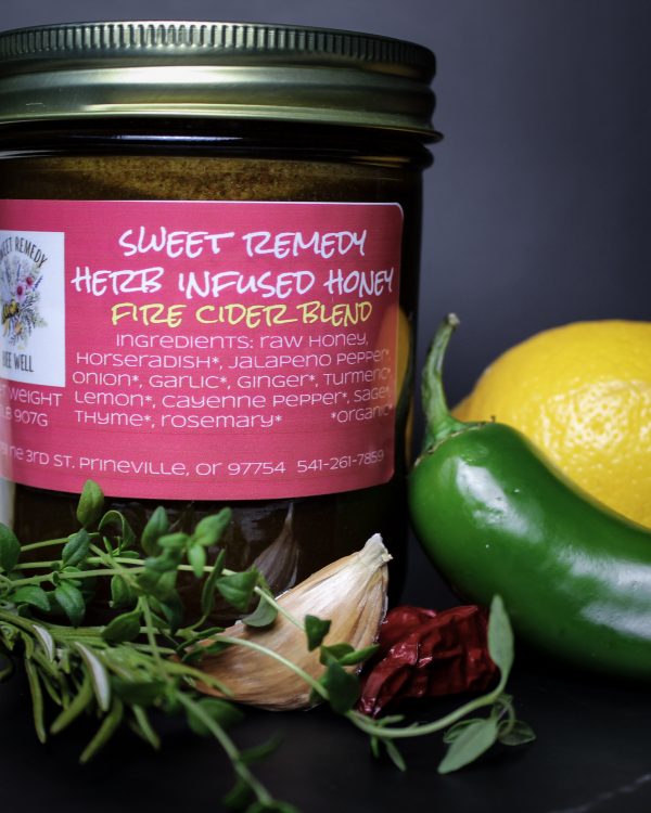 Fire Cider Blend, Herbal Infused Honey
