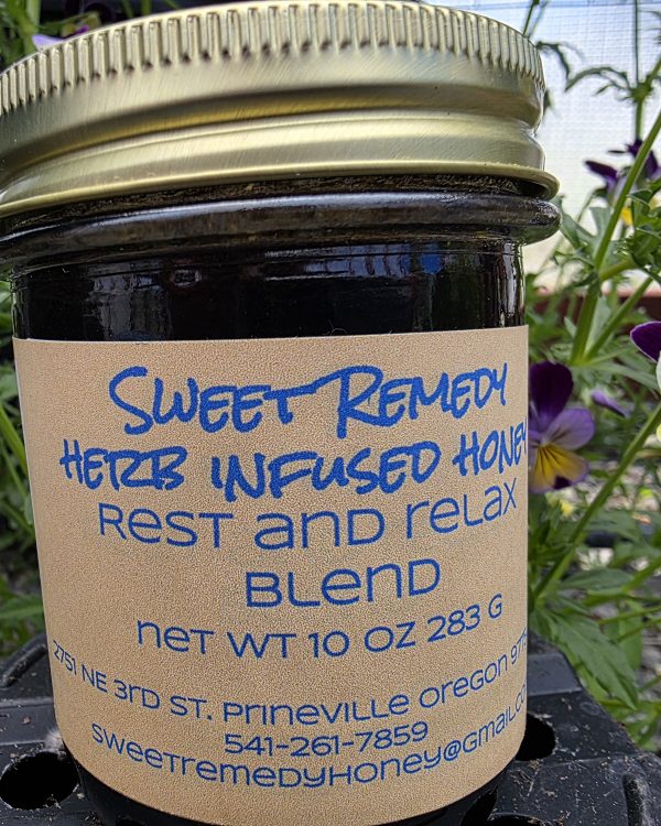Rest & Relax Blend, Herbal Infused Honey