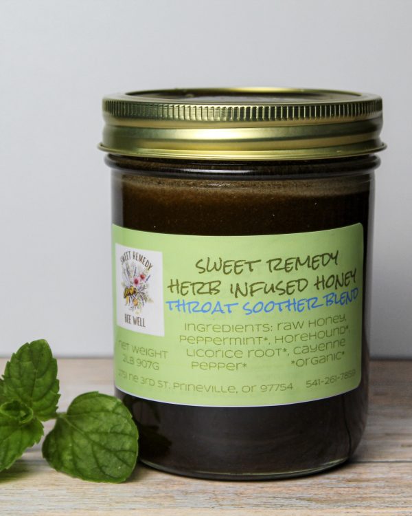 Throat Soother Blend, Herbal Infused Honey